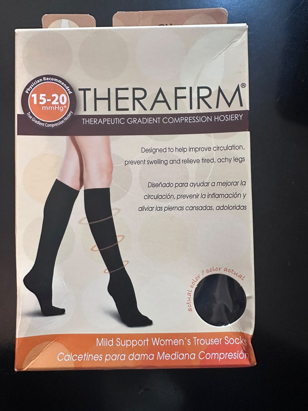 Calcetas largas para Dama THERAFIRM 1520