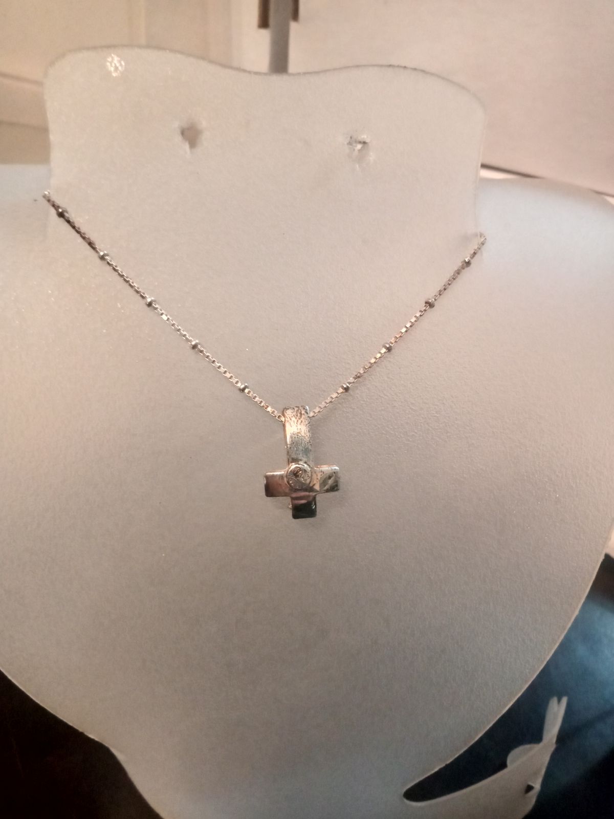 Collar con Dije de Cruz 1378