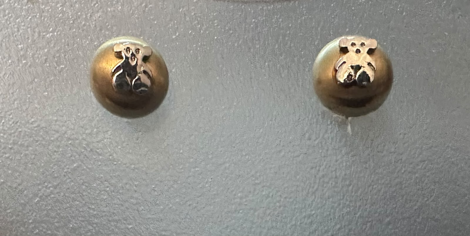 Aretes Con Diseño Oso M 1397