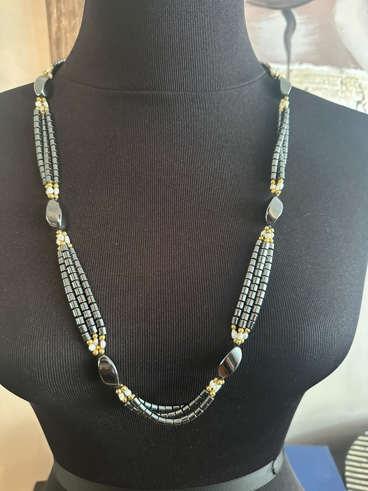Collar Para Dama Negro 1389