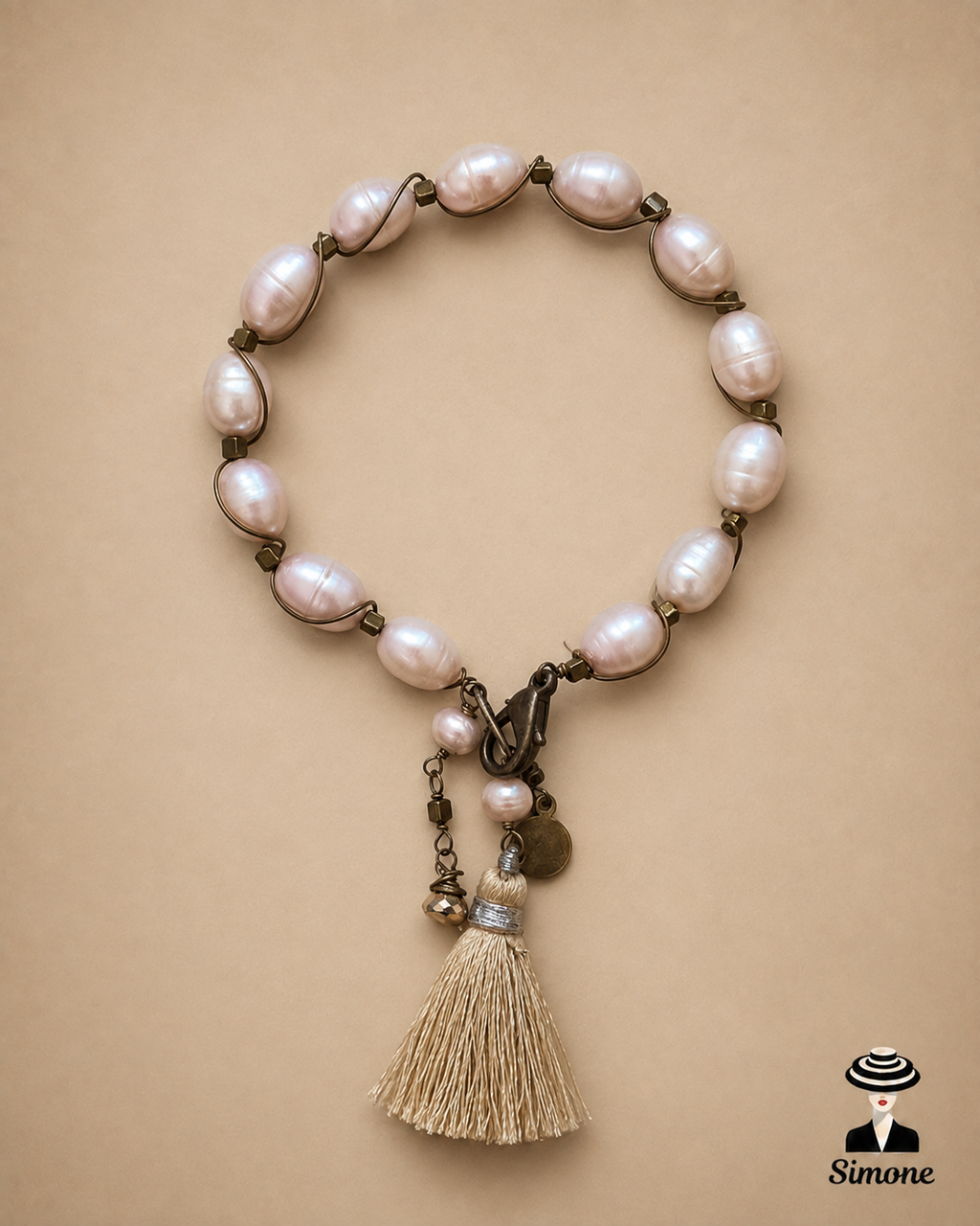 Pulsera Con Perlas 1406