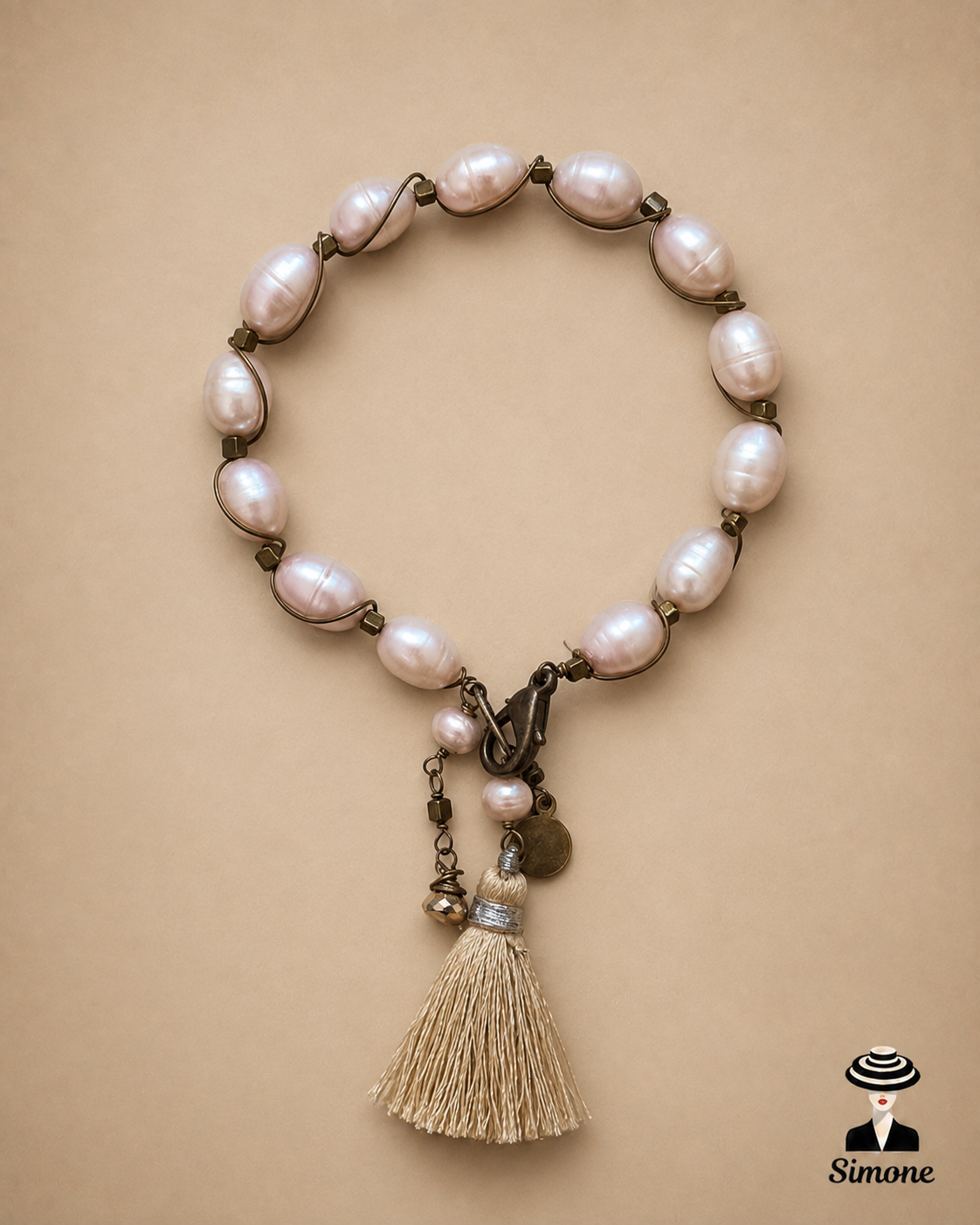 Pulsera Con Perlas 1406